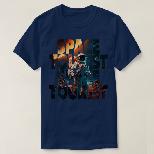 ウィメンズ宇宙ウーリストアウタースペースアウタースペースアストロン Tシャツ (デザイン正面)