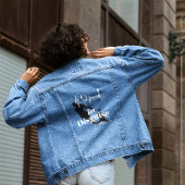 ウィメンズ引用文マーメイドシルエット デニムジャケット