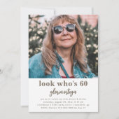 ウィメンズ誕生日招待状 |大人の誕生日 招待状 (正面)