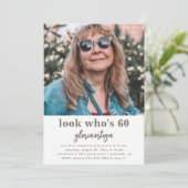 ウィメンズ誕生日招待状 |大人の誕生日 招待状 (スタンド正面)