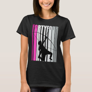 ウィメンズ44thアーチェリー誕生日アーチャークイーンボウアロ tシャツ