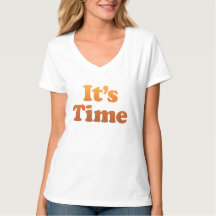 ウィメンズ・サンセット47 ツーサイドVネックTシャツ: