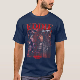ウィメンズ ストレンジャーシングス エディ ボーイフレンド 公式ライセンス Li Tシャツ