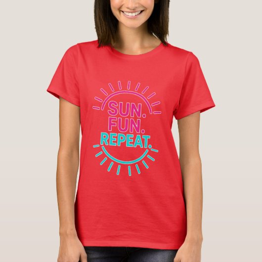 ウィメンズ ベーシックTシャツ Tシャツ (正面)