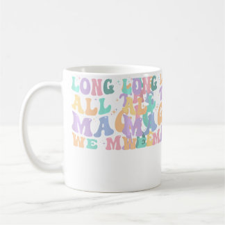 ウィメンズ ロング・リブ・オール・ザ・マジック・ウィ・メイド レトロ ヴィンテージTシャツ コーヒーマグカップ
