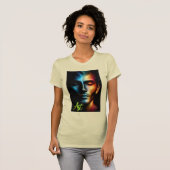 ウィメンズ Bella+Canvas スリムフィット Tシャツ (正面フル)