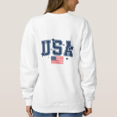 ウィメンズ USA スウェットシャツ (裏面)