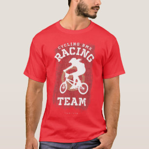 ウィメンズBMXバイクチュニジアフラッグサイクリングサイクリングレース Tシャツ