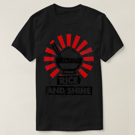 ウィメンズCavy Pun RiceAndShine Sun AsianグルメVN Tシャツ (デザイン正面)