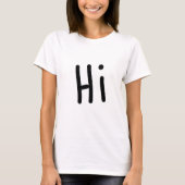 ウィメンズTシャツ ハイ Tシャツ (正面)