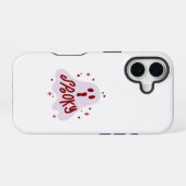 ウィメンズTシャツ メンズシャツ ママゴーストTシャツ iPhone 16ケース (裏面横)
