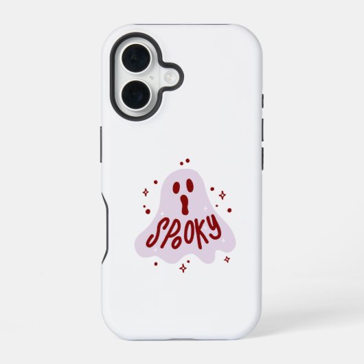ウィメンズTシャツ メンズシャツ ママゴーストTシャツ iPhone 16ケース (裏面)