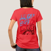 ウィメンズtシャツmoodsデザイン tシャツ (裏面)