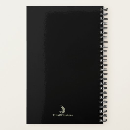 ウィメンフライガル魚釣りレインボートラウトプランナー プランナー手帳 (裏面)