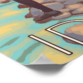 ウィメンフライフィッシング – アイダホ州スネークリバー ポスター (角)