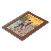 ウィメンフライフィッシング – アラスカ,アンカレッジ ノートブック (左側)