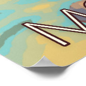 ウィメンフライフィッシング – ガラティン川，モンタナ ポスター (角)