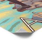 ウィメンフライフィッシング – ジュノー、アラスカ ポスター (角)