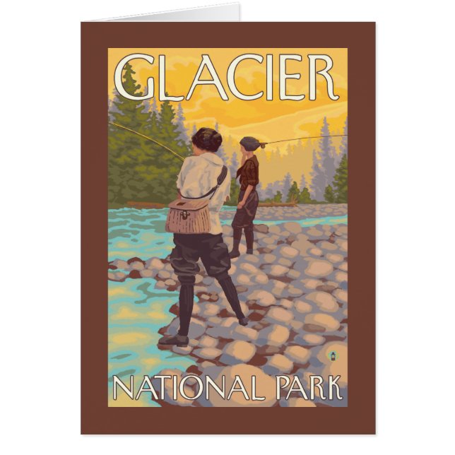 ウィメンフライフィッシング – Glacier National Park, MT (正面)