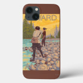 ウィメンフライ釣り – アラスカ,シワード Case-Mate iPhoneケース (裏面)