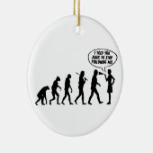 ウィメンペッパー・スプレーの進化 – フェミおもしろいニスト セラミックオーナメント (右)