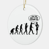 ウィメンペッパー・スプレーの進化 – フェミおもしろいニスト セラミックオーナメント (左)