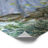 ウィメンメドウパラソルポートレート ポスター (角)