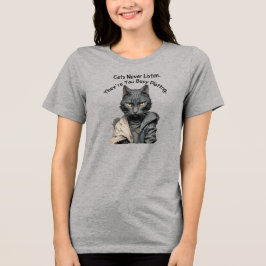 ウィメンライターCat Tシャツ