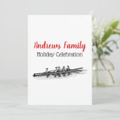 ウィメンローイングローワーズクルーズチームウォータースポーツブラック 招待状 (スタンド正面)