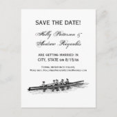 ウィメンローイングローワーズクルーズチームウォータースポーツブラック 案内ポストカード (正面)