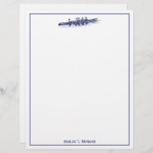 ウィメンローイングローワーズクルーズチームウォータースポーツブルー (正面/裏面)