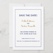 ウィメンローイングローワーズクルーズチームウォータースポーツブルー 招待状 (裏面)