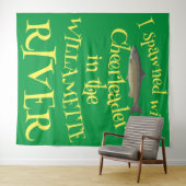 ウィラメットのチアリーダーとスポーン タペストリー (インサイチュ(横))