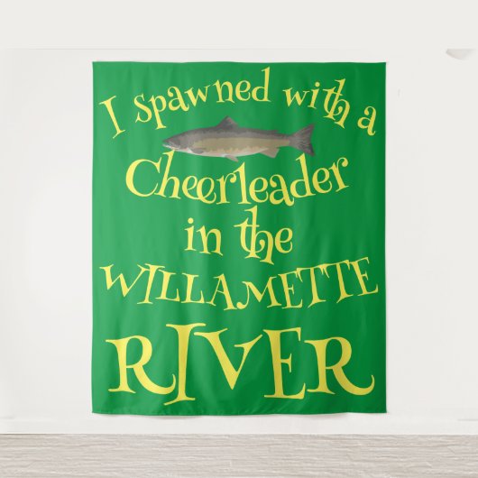 ウィラメットのチアリーダーとスポーン タペストリー (正面)
