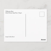 ウィラメットリバー、エリジャブリストウ州パーク、またはポー ポストカード (裏面)