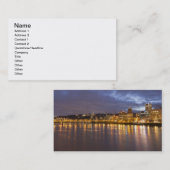 ウィラメット川に映る街灯 名刺 (正面/裏面)