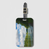 ウィラメット川の岸、または ラゲッジタグ (正面縦)