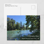 ウィラメット川、または ポストカード (正面/裏面)