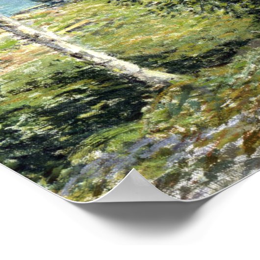 ウィラード・L・メットカーフA樺の木 ポスター (角)