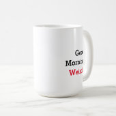 ウィリおもしろいド感動的コーヒーマグ コーヒーマグカップ (正面右)