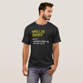 ウィリおもしろいー名前をカスタムするユーモアのある辞書定義 Tシャツ (正面フル)
