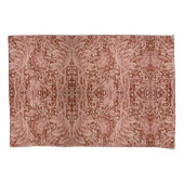 ウィリアエレガントムモリスフローラブルーホワイトパターン 枕カバー (正面左)