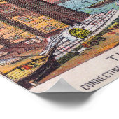 ウィリアマン橋の空中表示 ポスター (角)