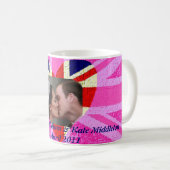 ウィリアムおよびKateの王室のな結婚の記念品のマグ コーヒーマグカップ (正面右)