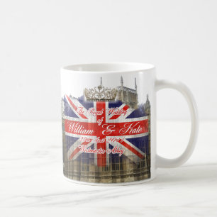 ウィリアムおよびKateの王室のな結婚式の収集品 コーヒーマグカップ
