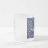 ウィリアムおよびKateの王室のな結婚式の収集品 フロストグラスマグカップ (中央)