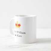 ウィリアムおよびKate王子 コーヒーマグカップ (正面左)