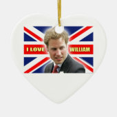 ウィリアムが大好き セラミックオーナメント (正面)