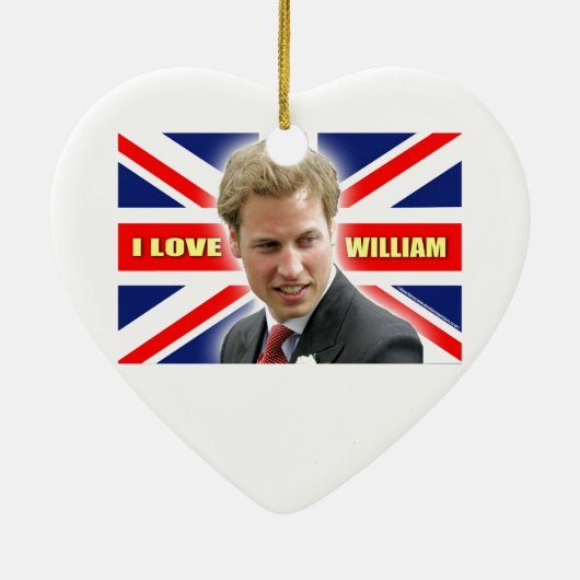 ウィリアムが大好き セラミックオーナメント (裏面)