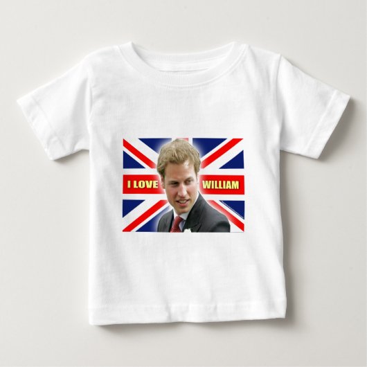 ウィリアムが大好き ベビーTシャツ (正面)